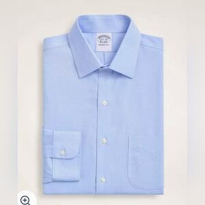 Brooks Brothers Light Blue Stretch Regent Fit Dress Shirt (Neck 17)